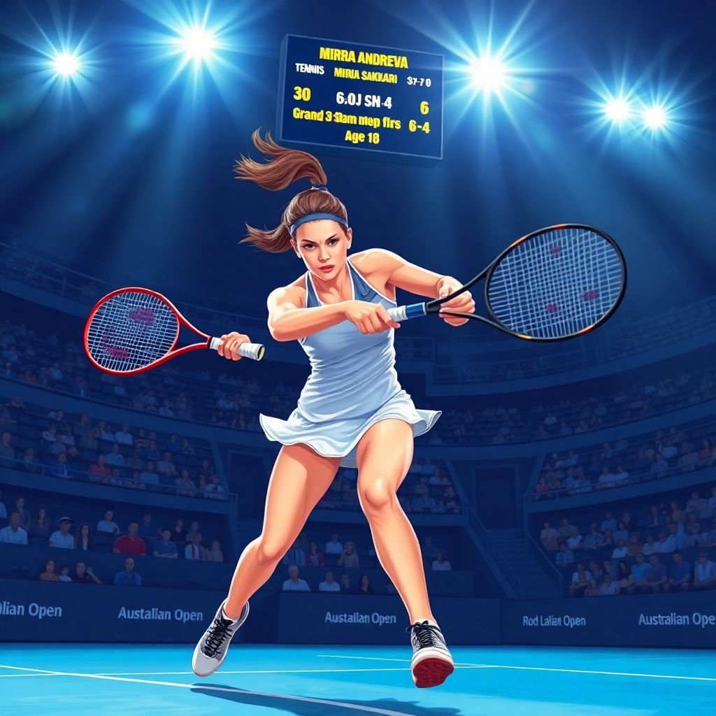 Australian open: Мирра Андреева повторила рекорд Анны Курниковой и доминирует