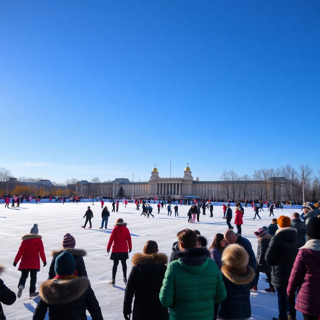 Массовый мастер‑класс по фигурному катанию в Лужниках: мировой рекорд