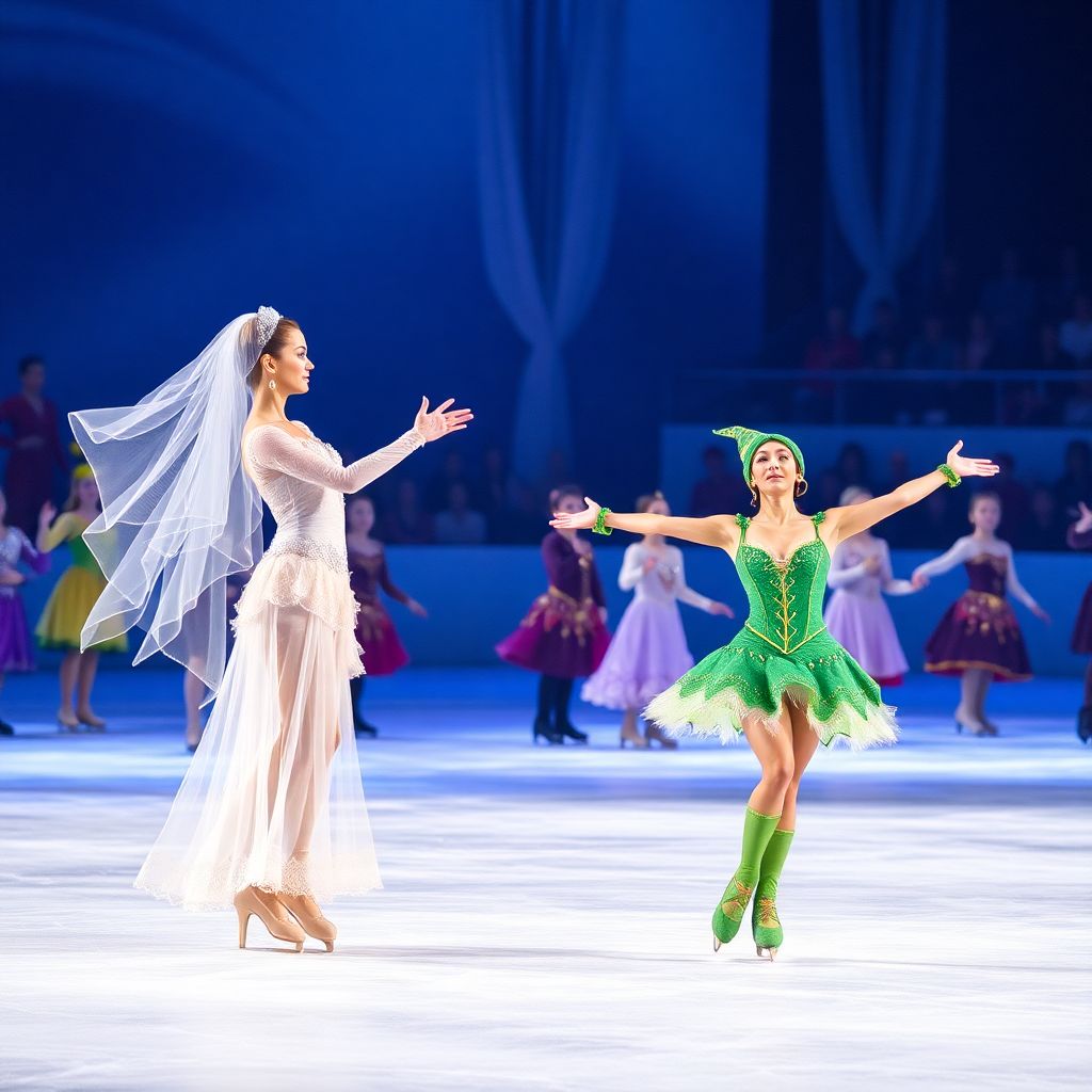 Фото со съемок Ледникового периода: Загитова в фате и Туктамышева-эльф