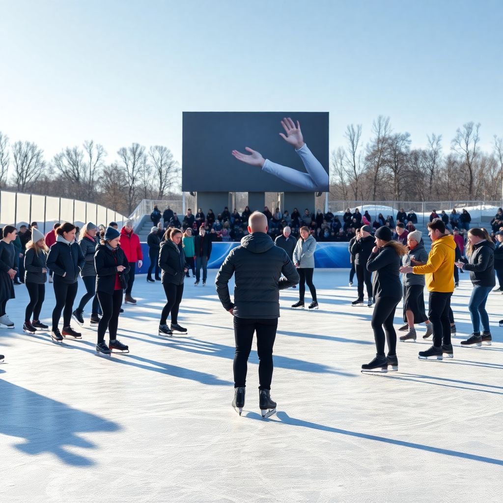 Даниил Глейхенгауз: мастер-класс по фигурному катанию в Лужниках для любителей