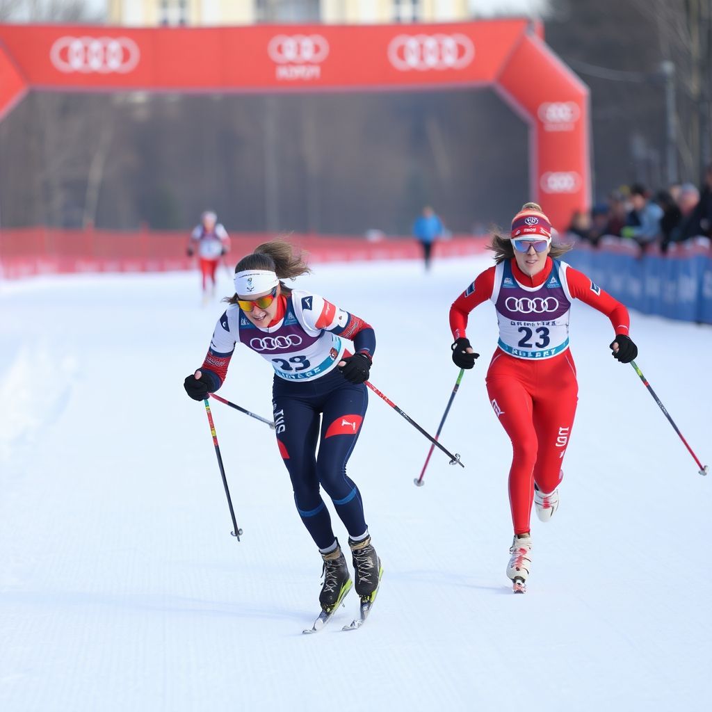 Дарья Непряева упустила шанс в спринте финала Кубка России по лыжным гонкам